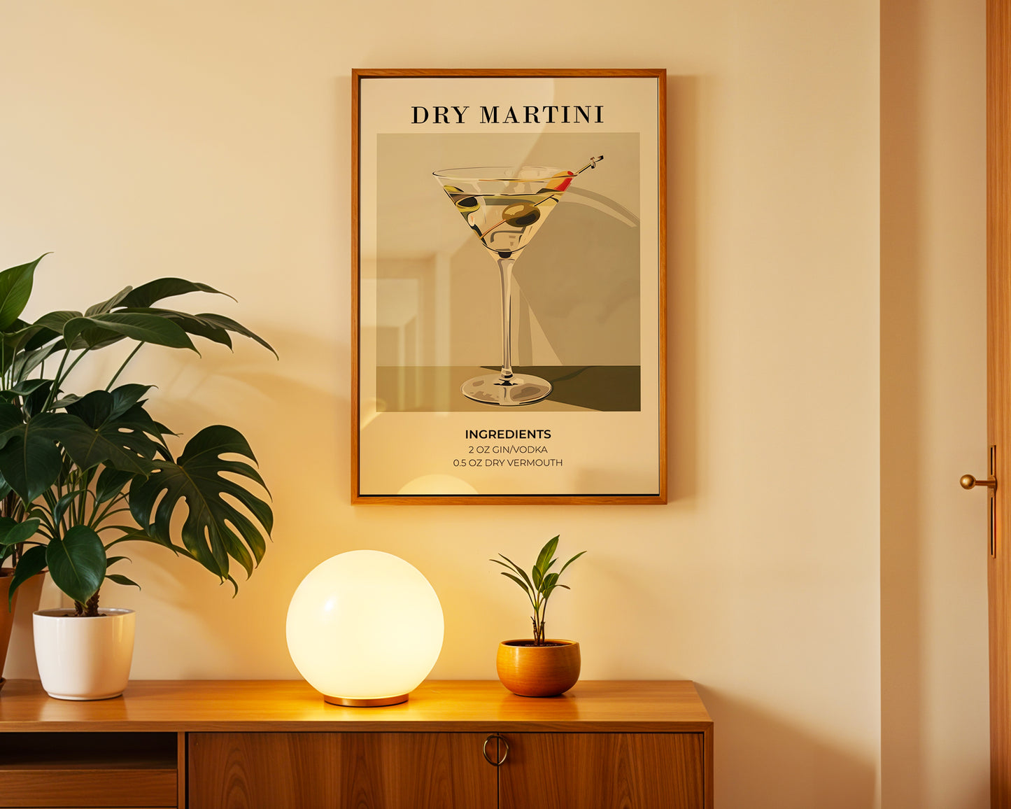 ''Martini'' Posteri – Baskılı & Çerçeveli Tasarım