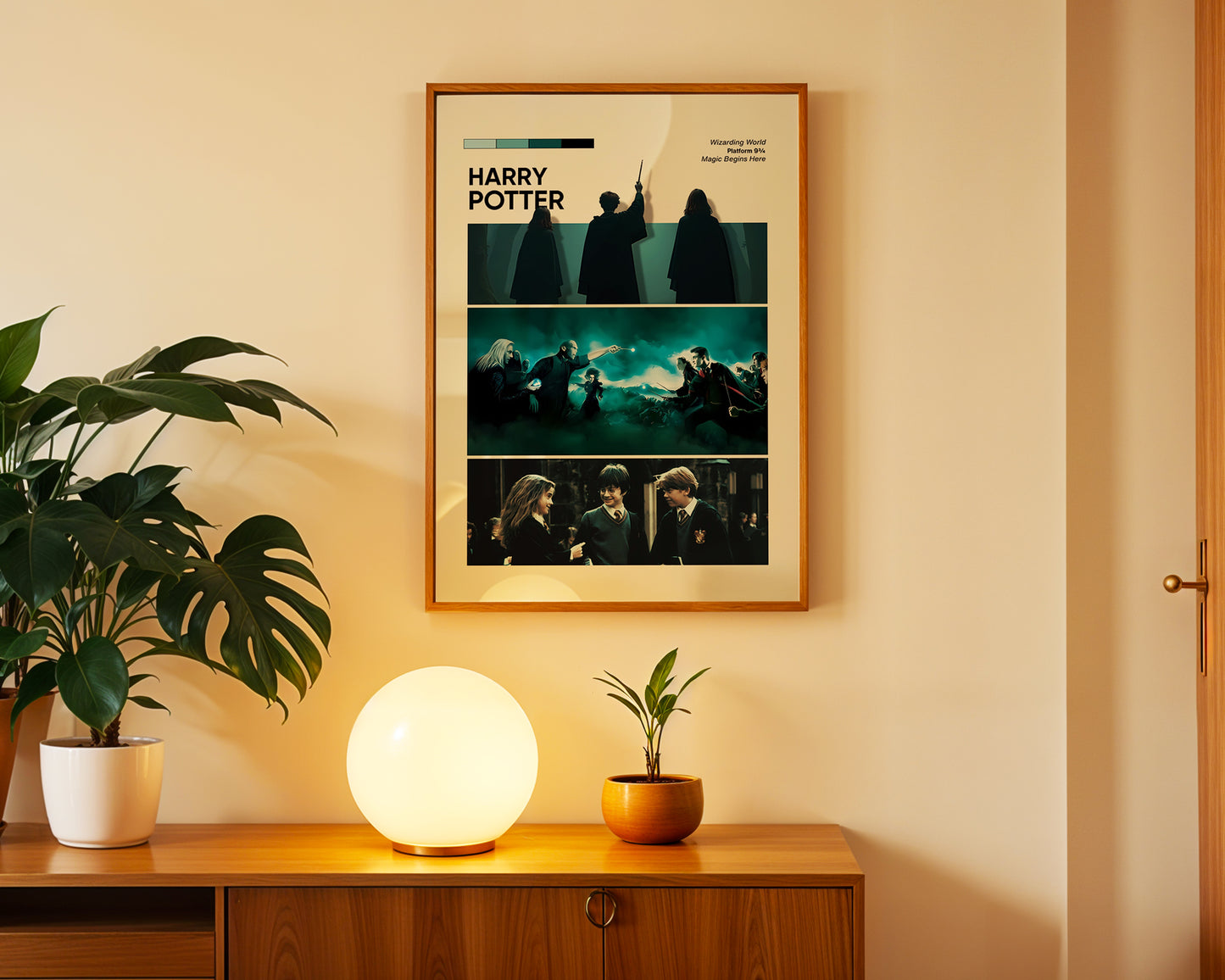 ''Harry Potter'' Posteri – Sinema/Dizi Temalı Baskılı & Çerçeveli Duvar Dekoru