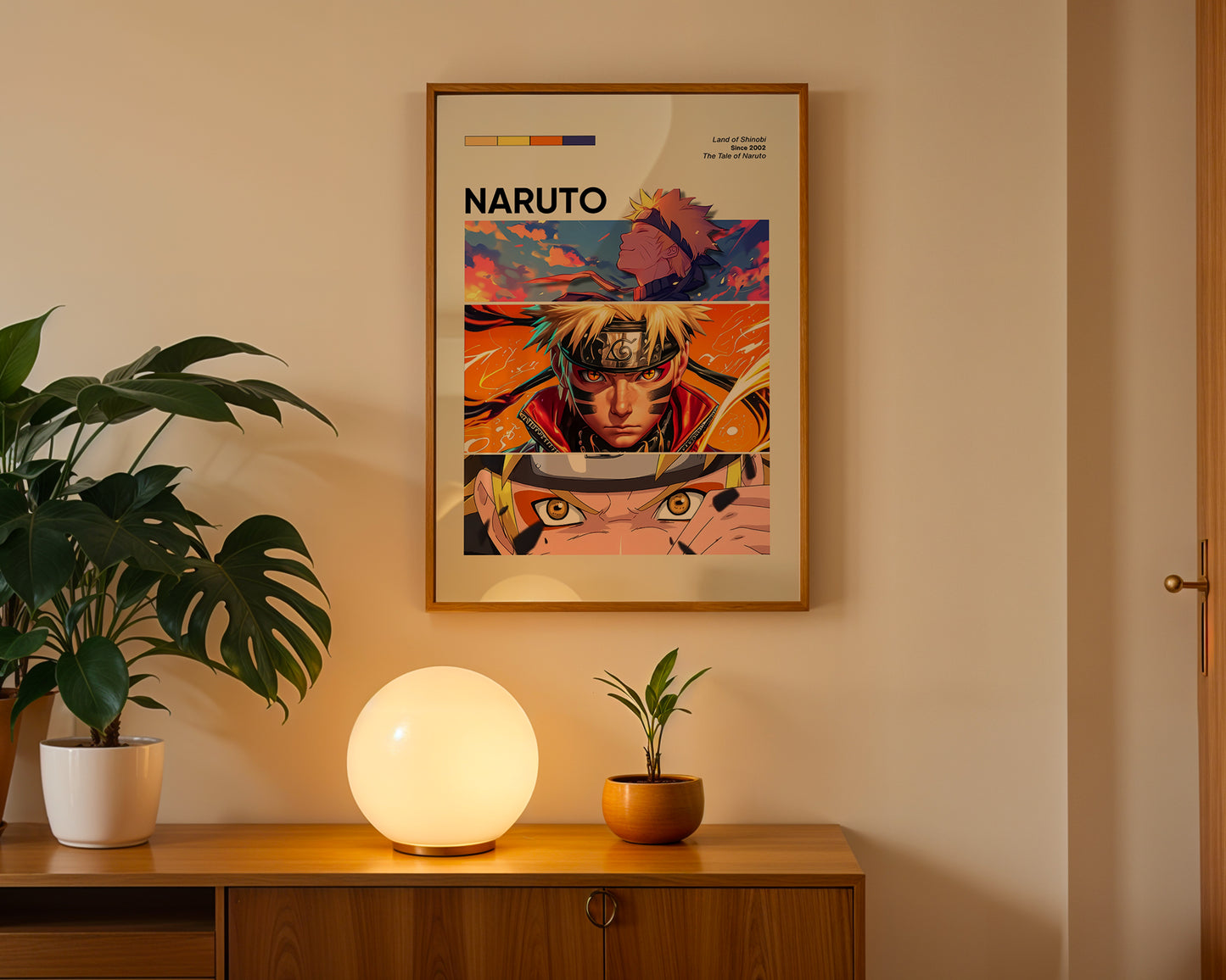 ''Naruto'' Posteri – Sinema/Dizi Temalı Baskılı & Çerçeveli Duvar Dekoru