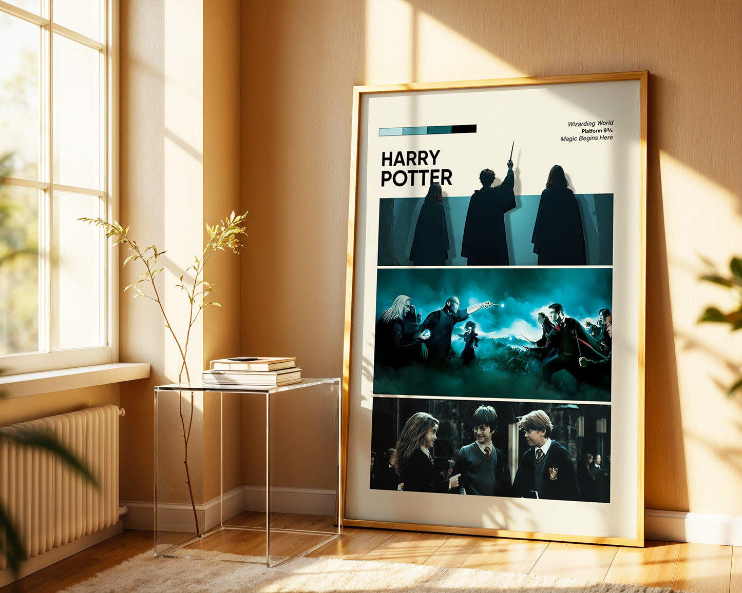 ''Harry Potter'' Posteri – Sinema/Dizi Temalı Baskılı & Çerçeveli Duvar Dekoru
