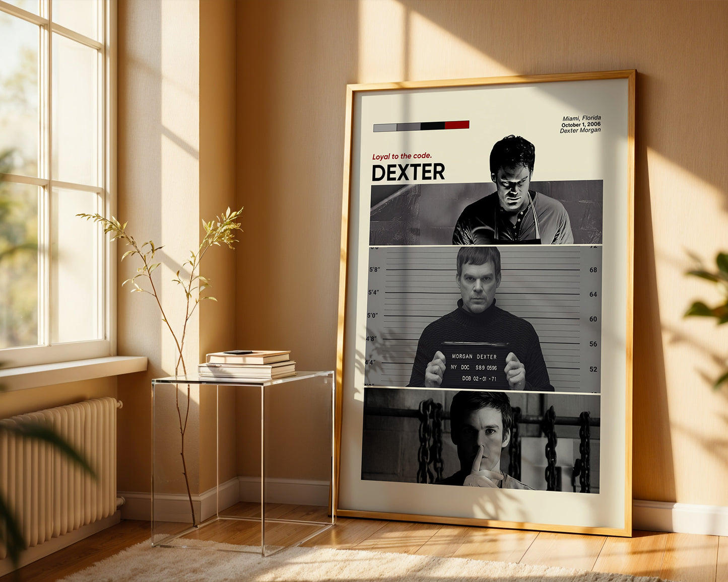 ''Dexter'' Posteri – Sinema/Dizi Temalı Baskılı & Çerçeveli Duvar Dekoru