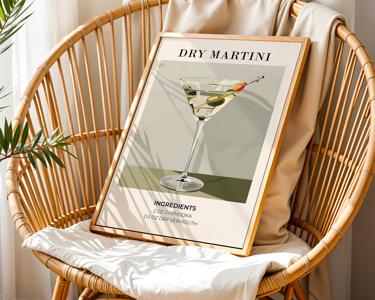''Martini'' Posteri – Baskılı & Çerçeveli Tasarım
