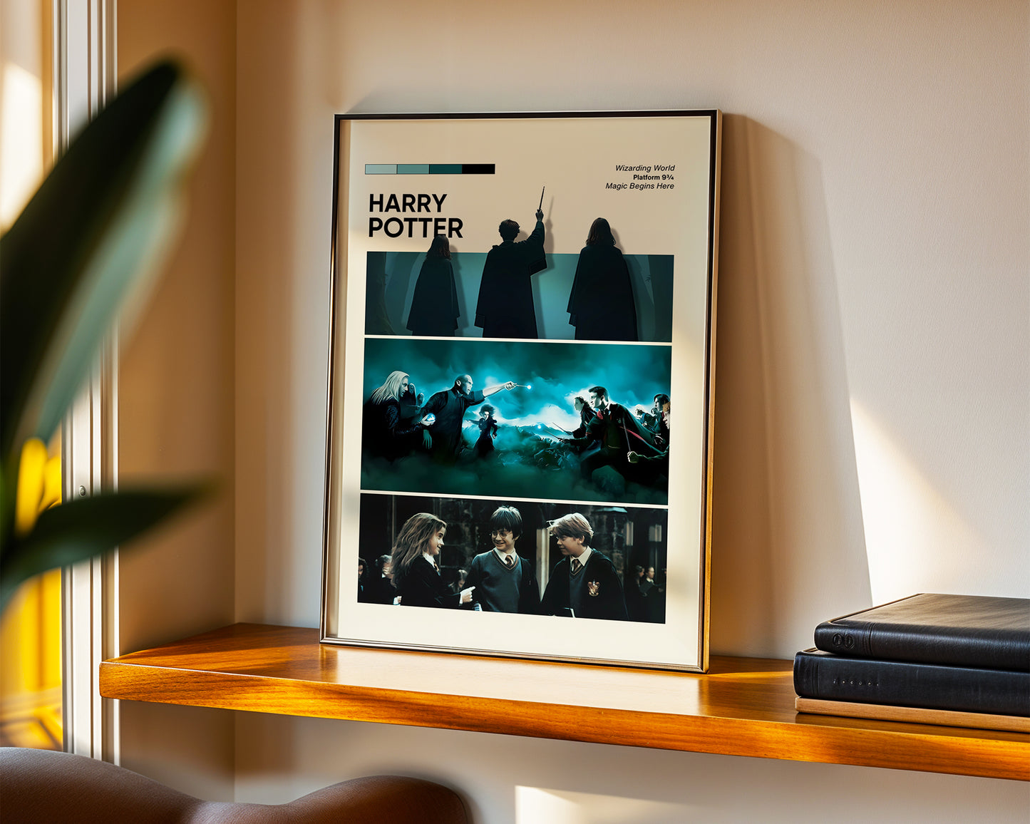 ''Harry Potter'' Posteri – Sinema/Dizi Temalı Baskılı & Çerçeveli Duvar Dekoru