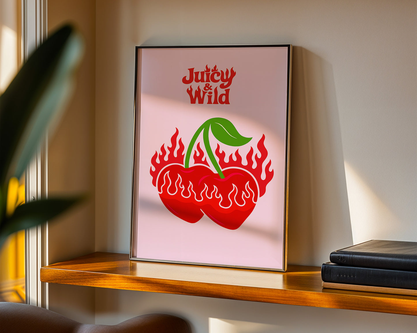 Estetik ''Juicy & Wild'' Posteri – Baskılı & Çerçeveli Duvar Dekoru