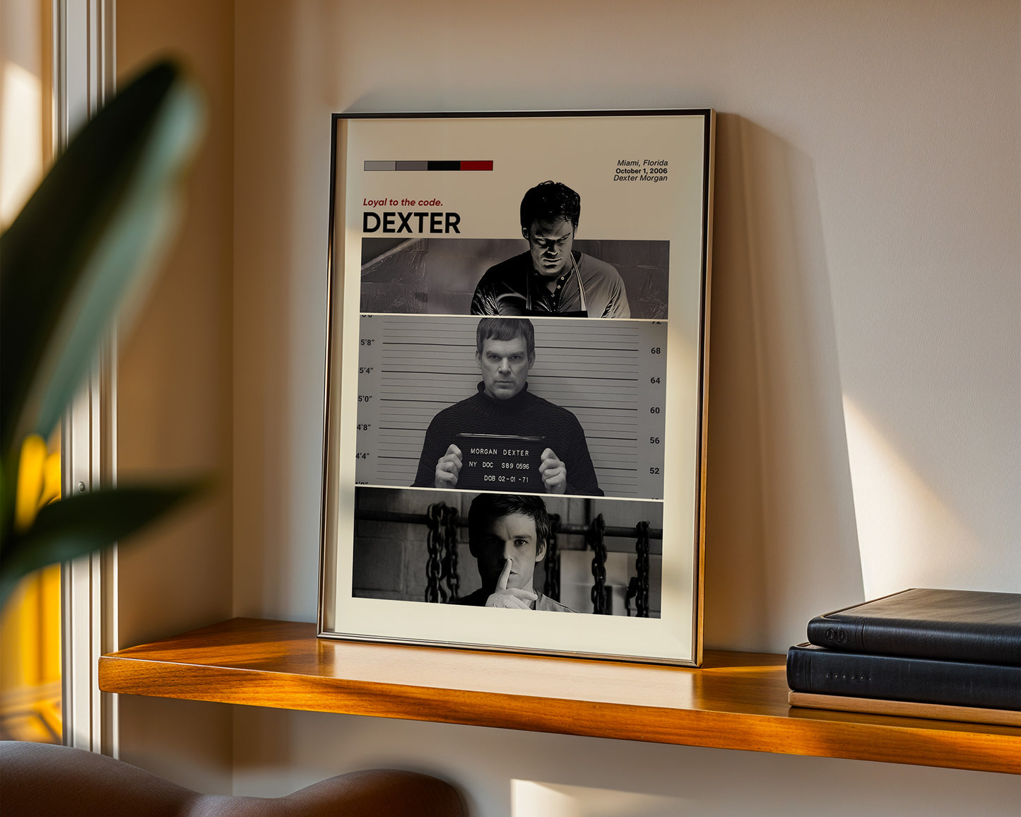 ''Dexter'' Posteri – Sinema/Dizi Temalı Baskılı & Çerçeveli Duvar Dekoru