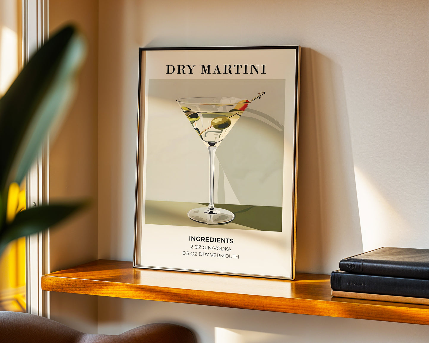 ''Martini'' Posteri – Baskılı & Çerçeveli Tasarım