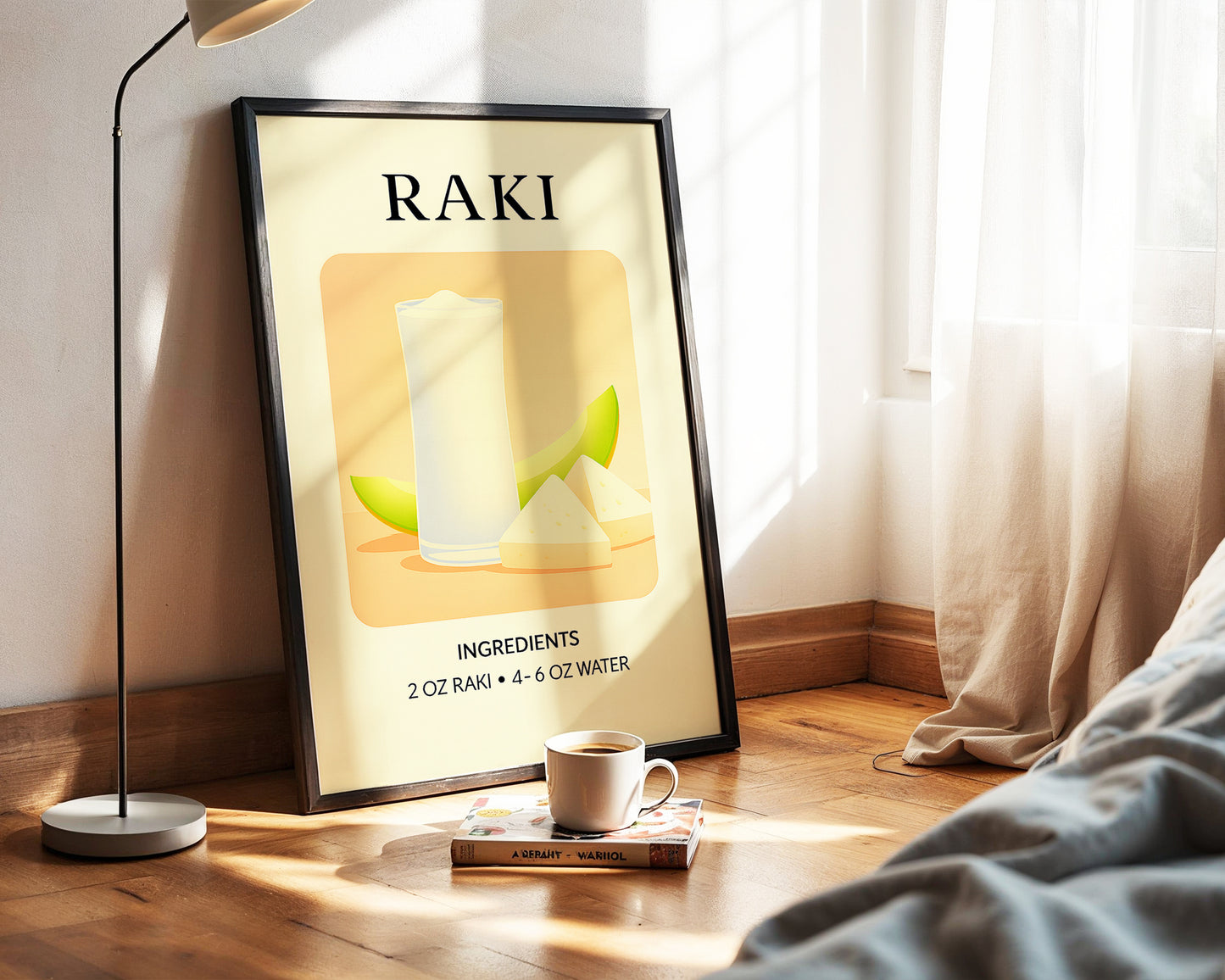''Rakı'' Posteri - Baskılı & Çerçeveli Tasarım