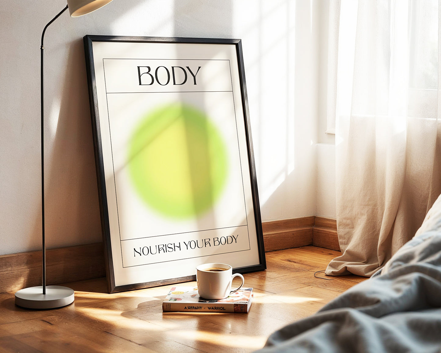 ''Body (Vücut) '' Aura Poster – Baskılı & Çerçeveli Duvar Dekoru