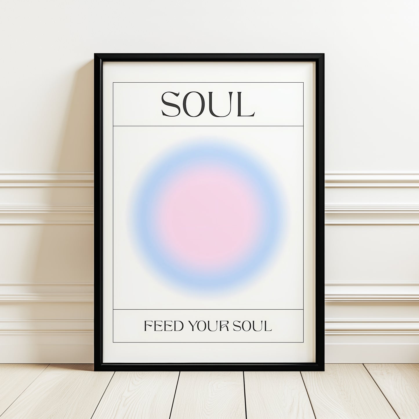 ''Soul (Ruh) '' Aura Poster – Baskılı & Çerçeveli Duvar Dekoru
