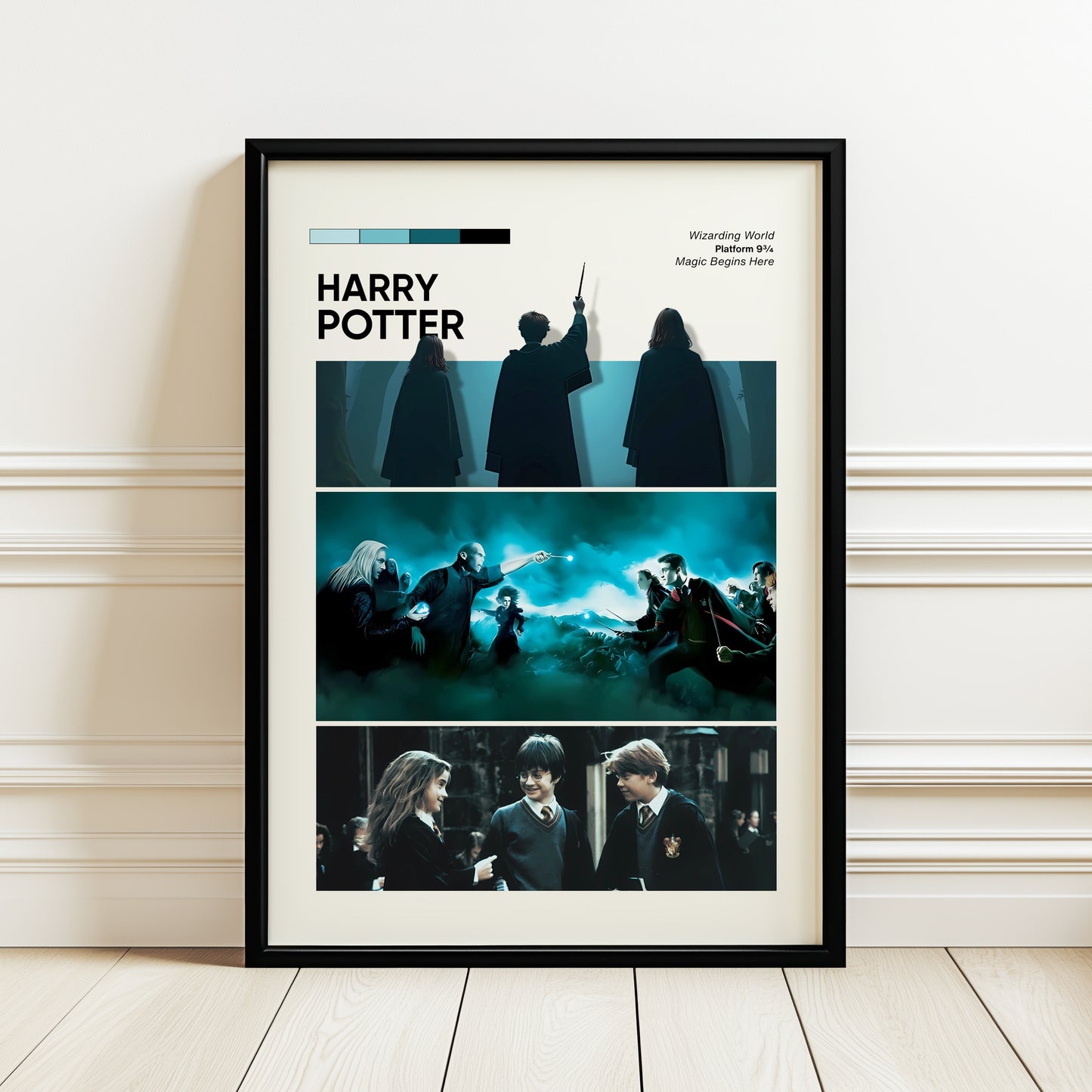 ''Harry Potter'' Posteri – Sinema/Dizi Temalı Baskılı & Çerçeveli Duvar Dekoru
