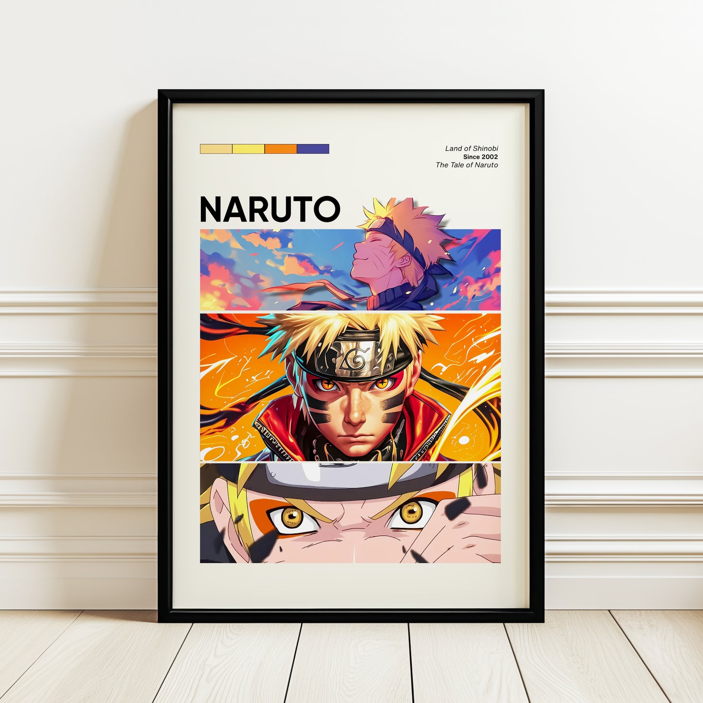 ''Naruto'' Posteri – Sinema/Dizi Temalı Baskılı & Çerçeveli Duvar Dekoru