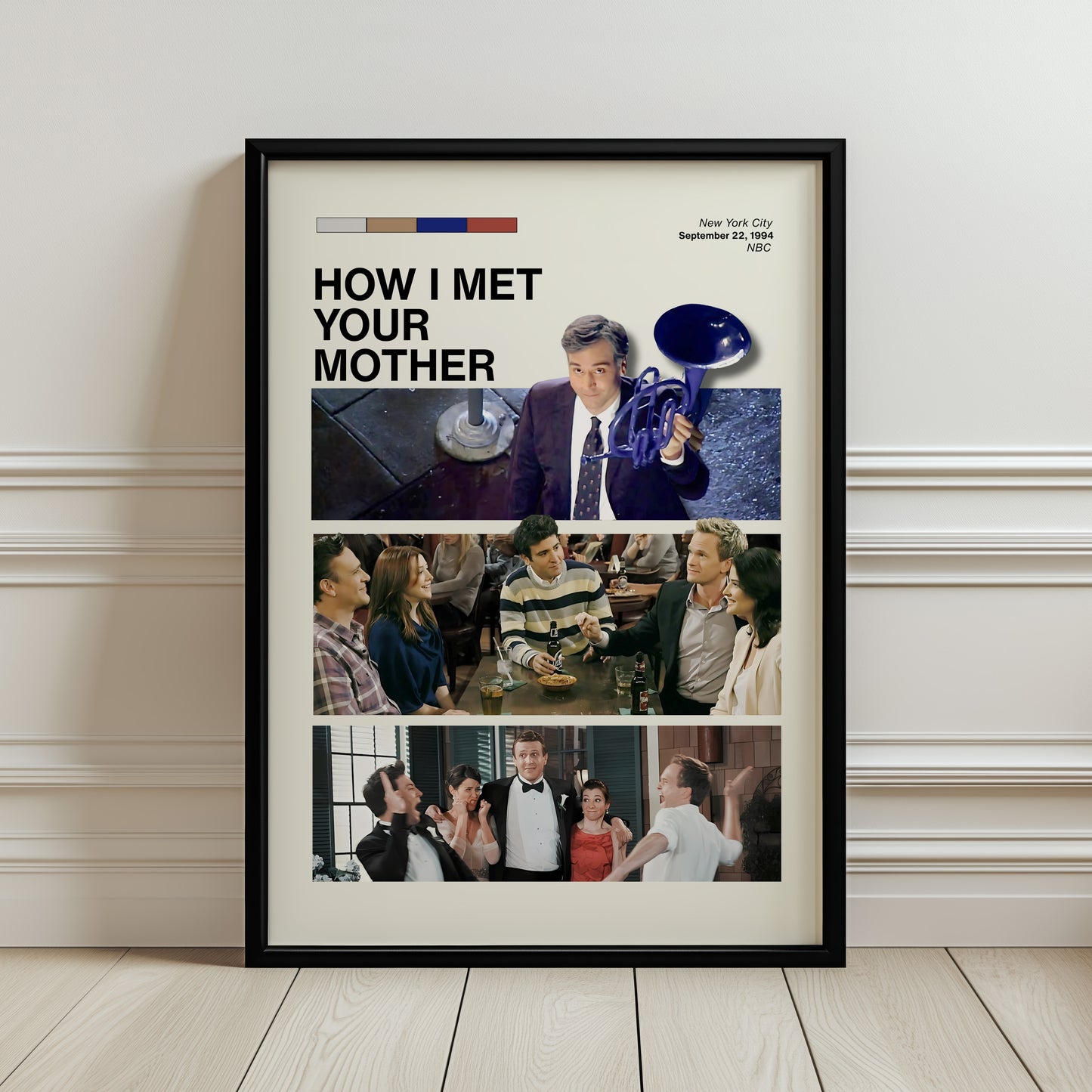 ''How I Met Your Mother'' Posteri – Sinema & Dizi Temalı Baskılı & Çerçeveli Duvar Dekoru