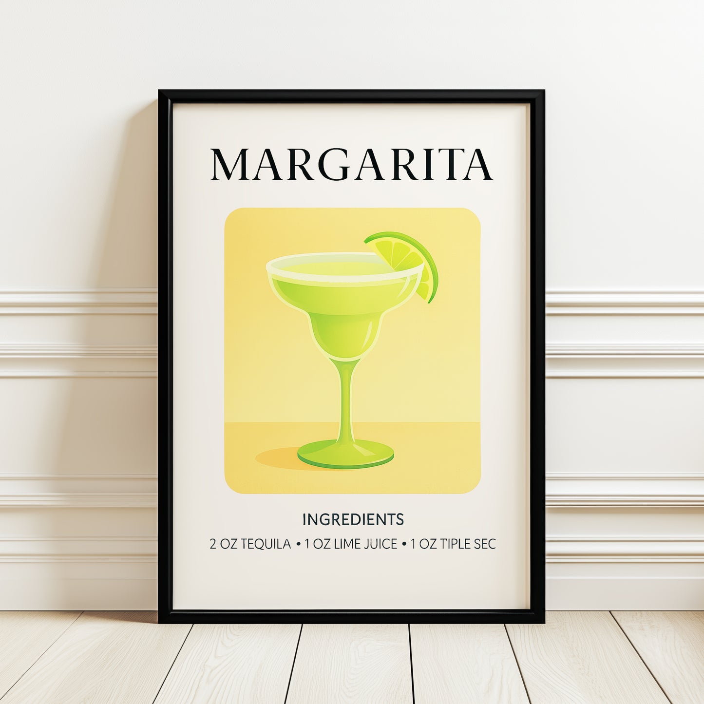 ''Margarita'' Posteri – Baskılı & Çerçeveli Tasarım