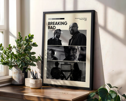 ''Breaking Bad'' Posteri – Sinema/Dizi Temalı Baskılı & Çerçeveli Duvar Dekoru