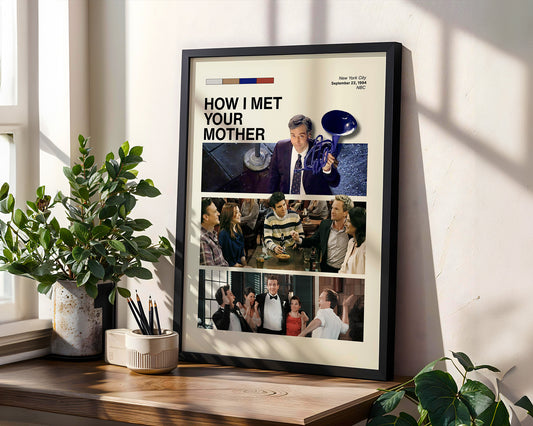 ''How I Met Your Mother'' Posteri – Sinema & Dizi Temalı Baskılı & Çerçeveli Duvar Dekoru