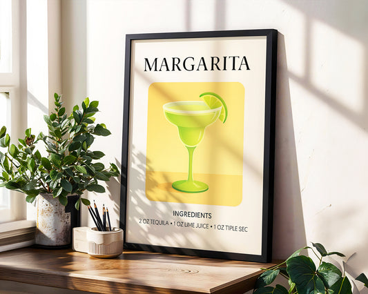''Margarita'' Posteri  – Baskılı & Çerçeveli Tasarım