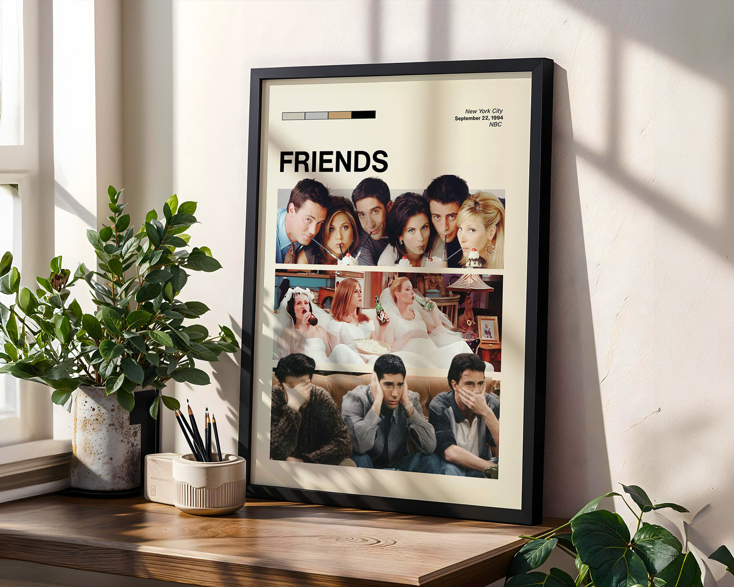 ''Friends'' Posteri – Sinema/Dizi Temalı Baskılı & Çerçeveli Duvar Dekoru