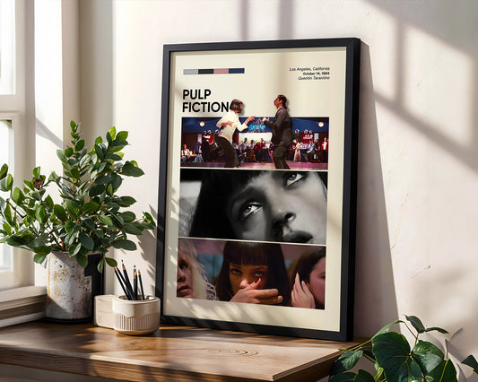 ''Pulp Fiction'' Posteri – Sinema/Dizi Temalı Baskılı & Çerçeveli Duvar Dekoru
