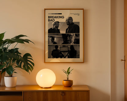 ''Breaking Bad'' Posteri – Sinema/Dizi Temalı Baskılı & Çerçeveli Duvar Dekoru