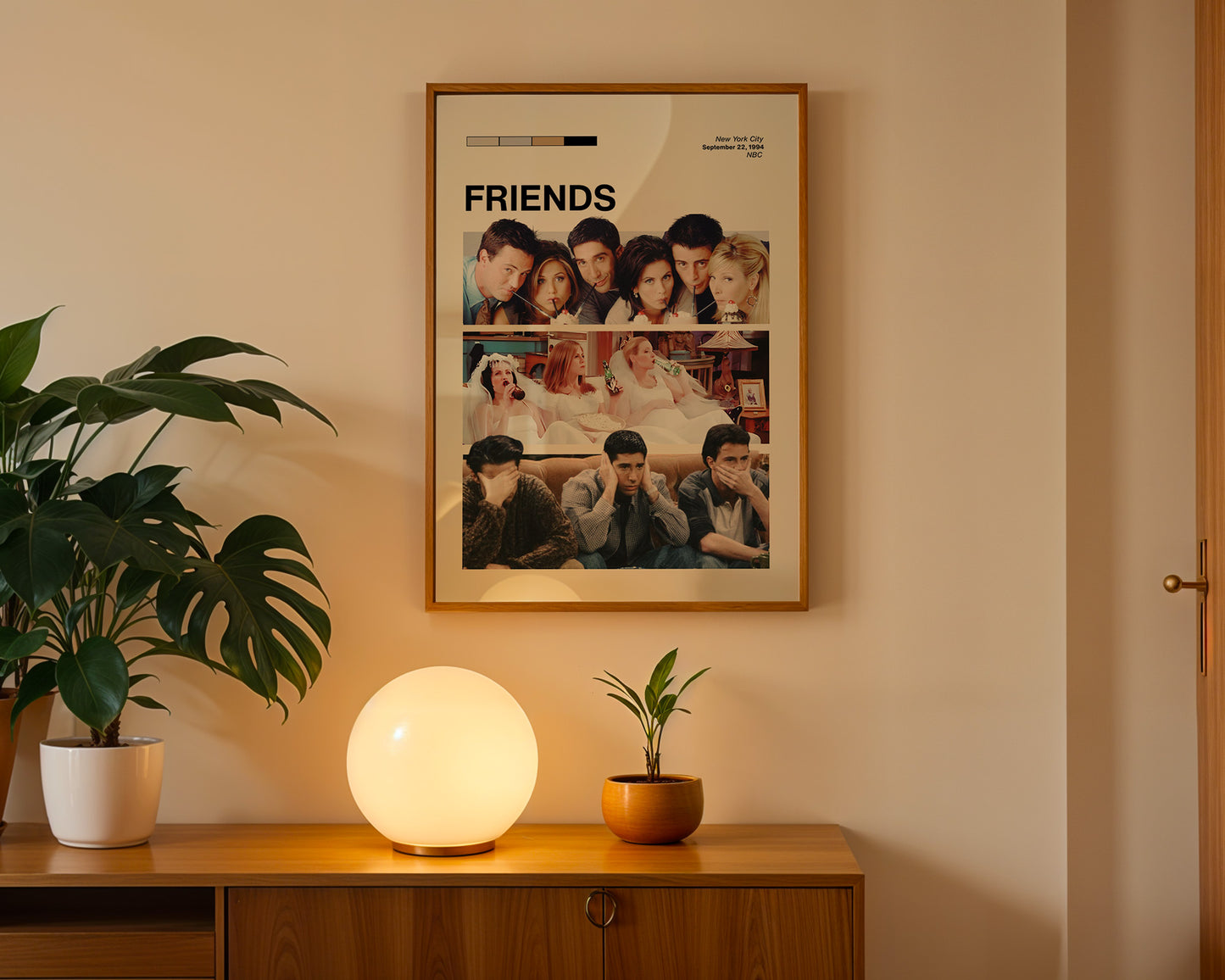 ''Friends'' Posteri – Sinema/Dizi Temalı Baskılı & Çerçeveli Duvar Dekoru