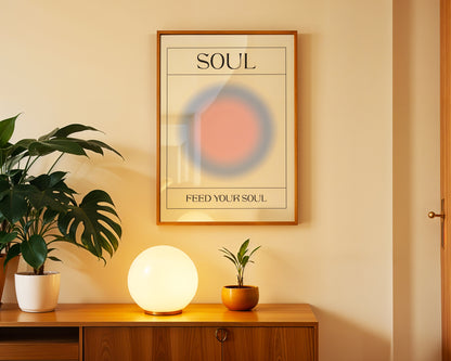 ''Soul (Ruh) '' Aura Poster – Baskılı & Çerçeveli Duvar Dekoru