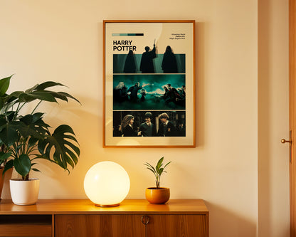 ''Harry Potter'' Posteri – Sinema/Dizi Temalı Baskılı & Çerçeveli Duvar Dekoru