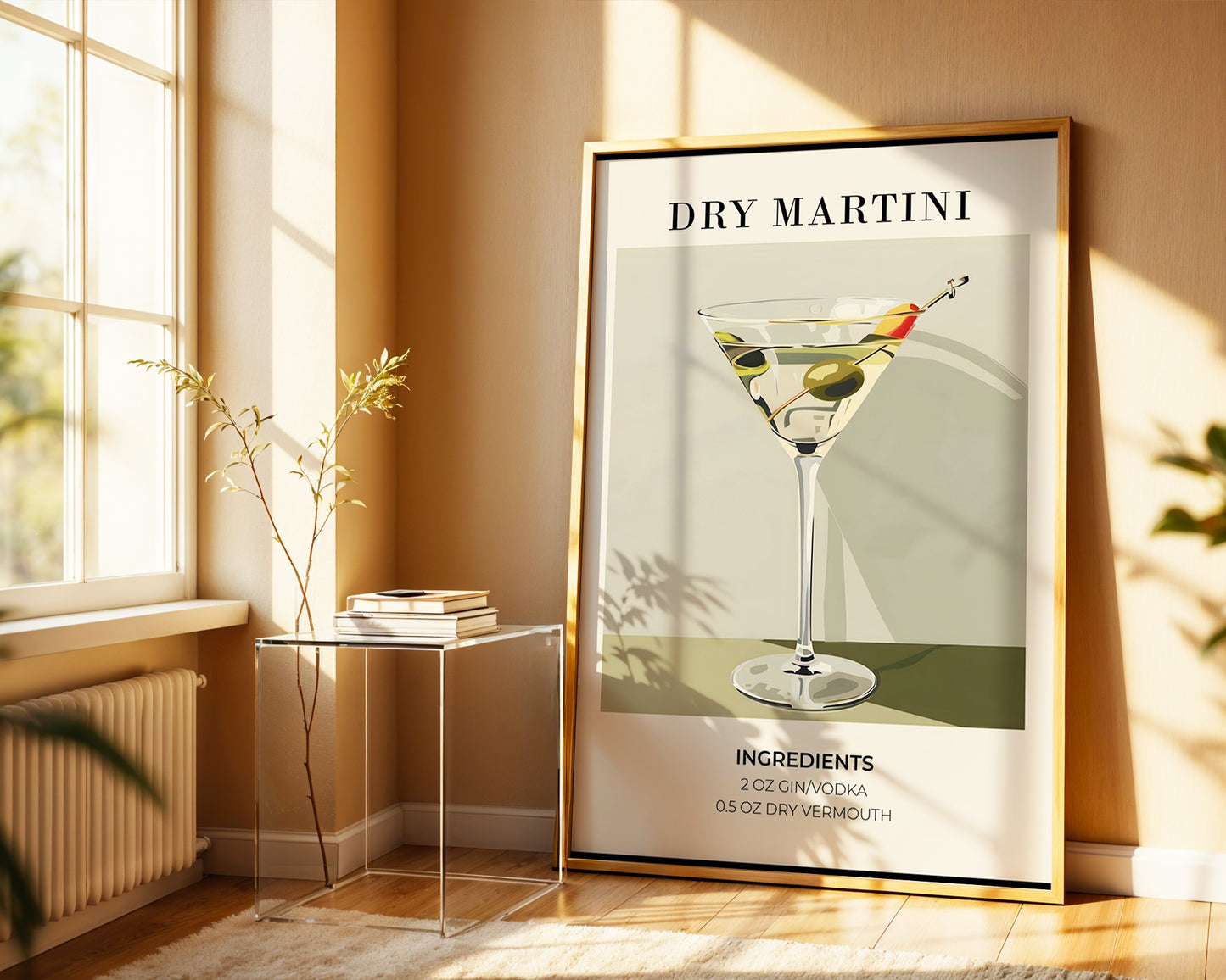 ''Martini'' Posteri  – Baskılı & Çerçeveli Tasarım