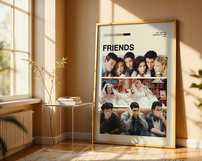 ''Friends'' Posteri – Sinema/Dizi Temalı Baskılı & Çerçeveli Duvar Dekoru