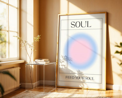 ''Soul (Ruh) '' Aura Poster – Baskılı & Çerçeveli Duvar Dekoru
