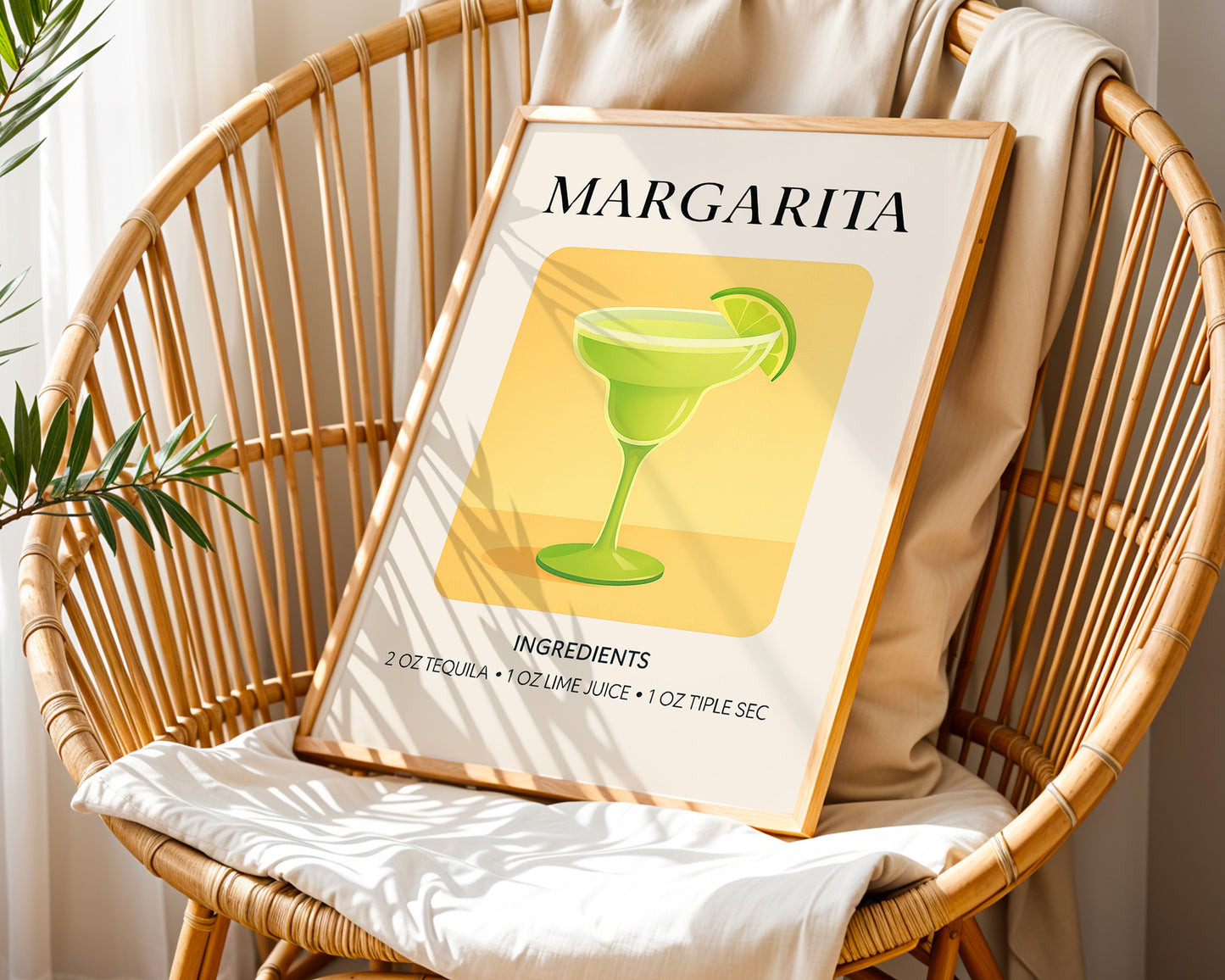 ''Margarita'' Posteri  – Baskılı & Çerçeveli Tasarım
