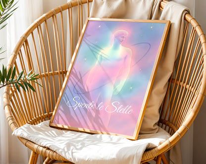 Spente le Stelle'''' Tasarımı – Aura Poster – Baskılı & Çerçeveli Duvar Dekoru