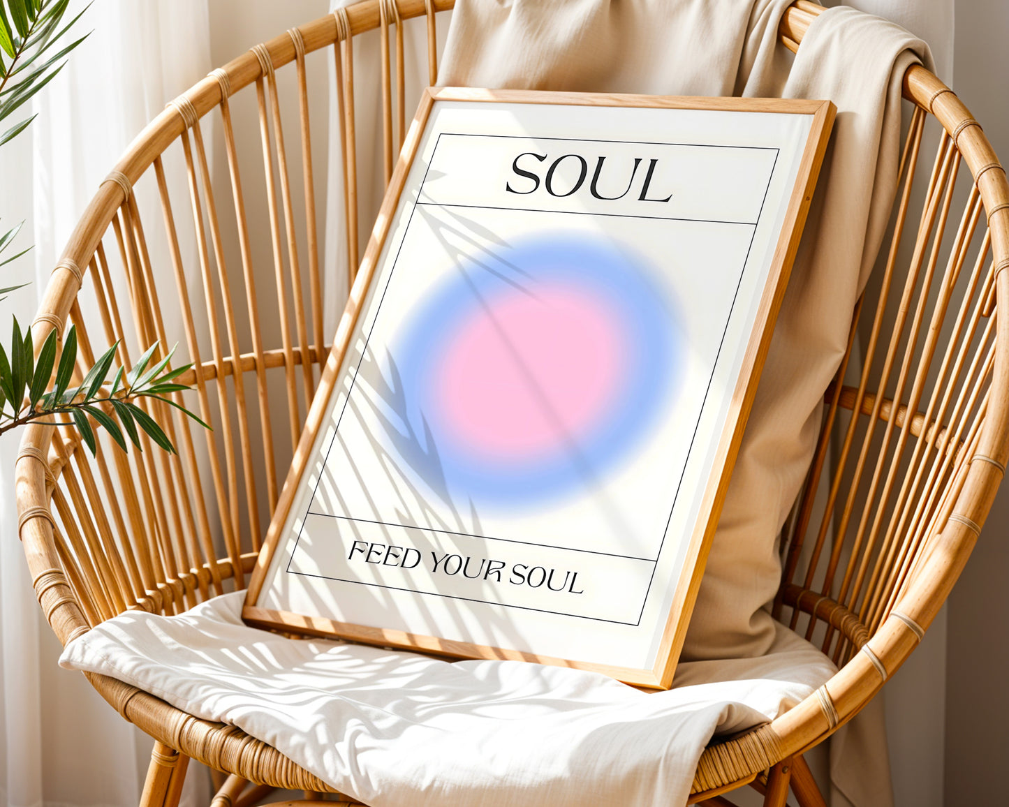 ''Soul (Ruh) '' Aura Poster – Baskılı & Çerçeveli Duvar Dekoru