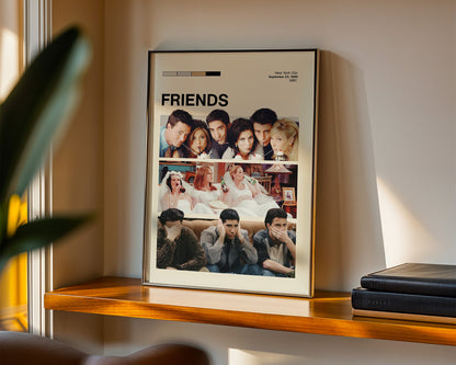 ''Friends'' Posteri – Sinema/Dizi Temalı Baskılı & Çerçeveli Duvar Dekoru