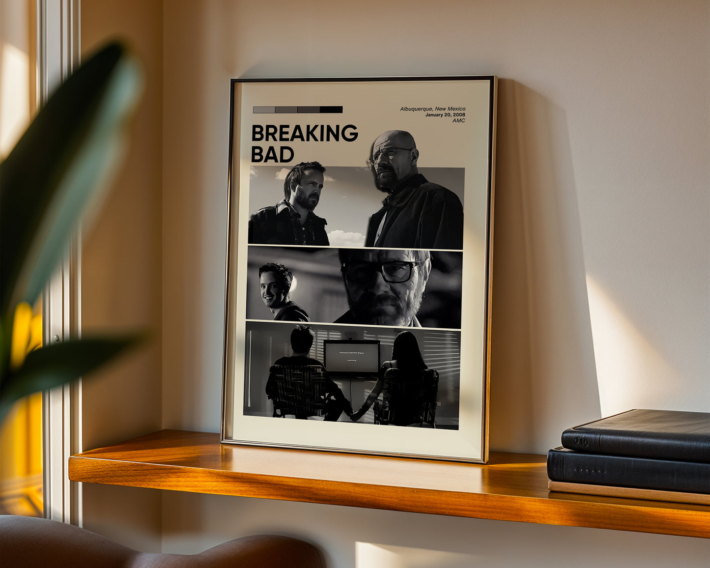 ''Breaking Bad'' Posteri – Sinema/Dizi Temalı Baskılı & Çerçeveli Duvar Dekoru