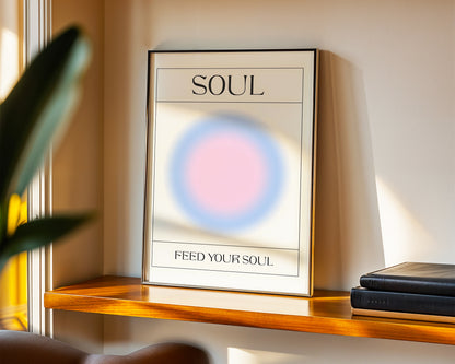 ''Soul (Ruh) '' Aura Poster – Baskılı & Çerçeveli Duvar Dekoru