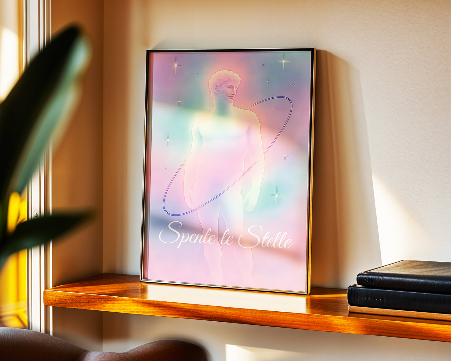 Spente le Stelle'''' Tasarımı – Aura Poster – Baskılı & Çerçeveli Duvar Dekoru