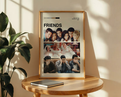 ''Friends'' Posteri – Sinema/Dizi Temalı Baskılı & Çerçeveli Duvar Dekoru