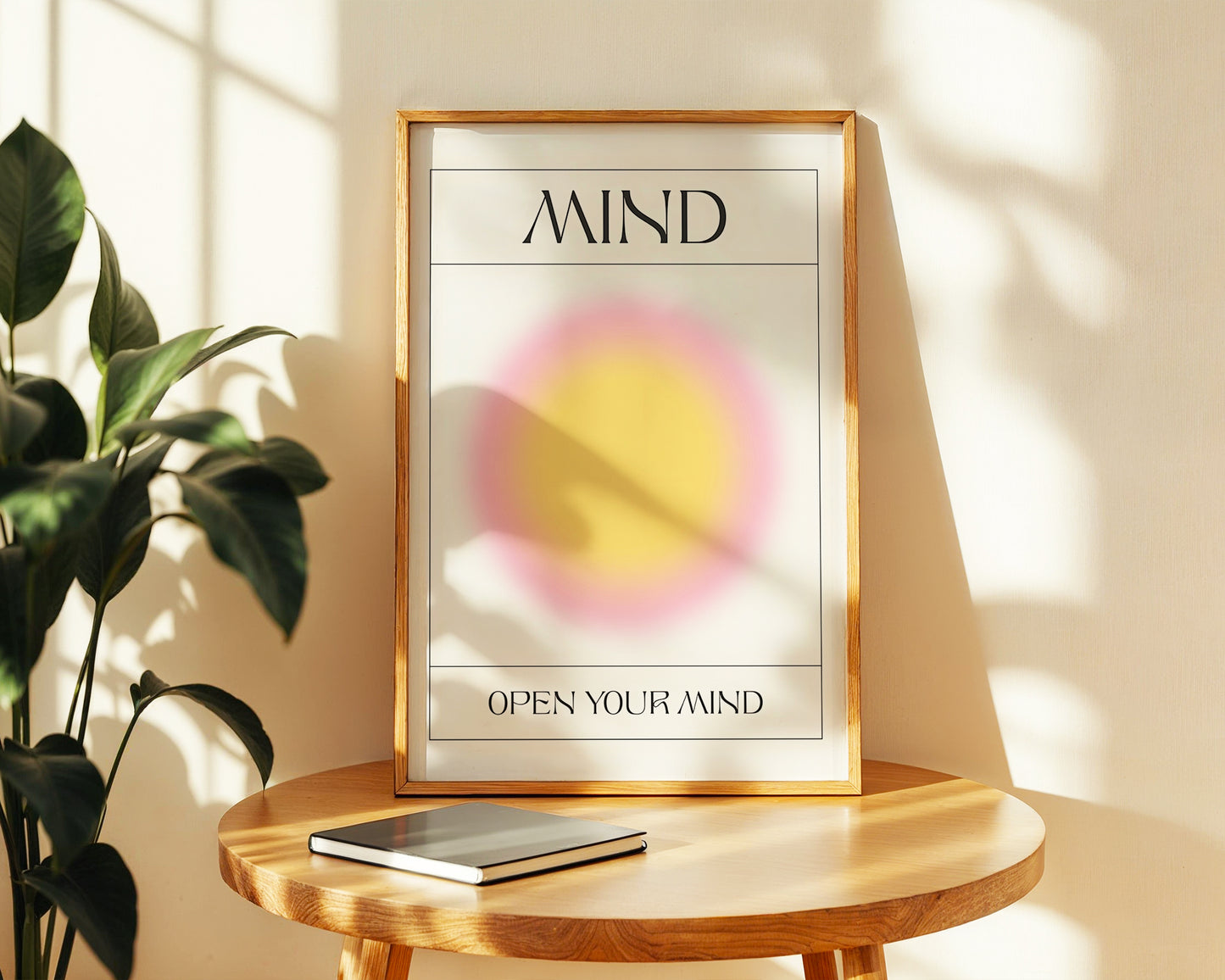 ''Mind (Zihin)'' Aura Poster – Baskılı & Çerçeveli Duvar Dekoru
