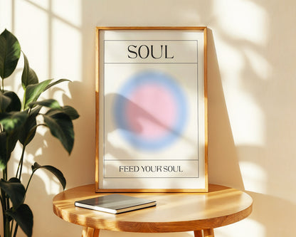''Soul (Ruh) '' Aura Poster – Baskılı & Çerçeveli Duvar Dekoru
