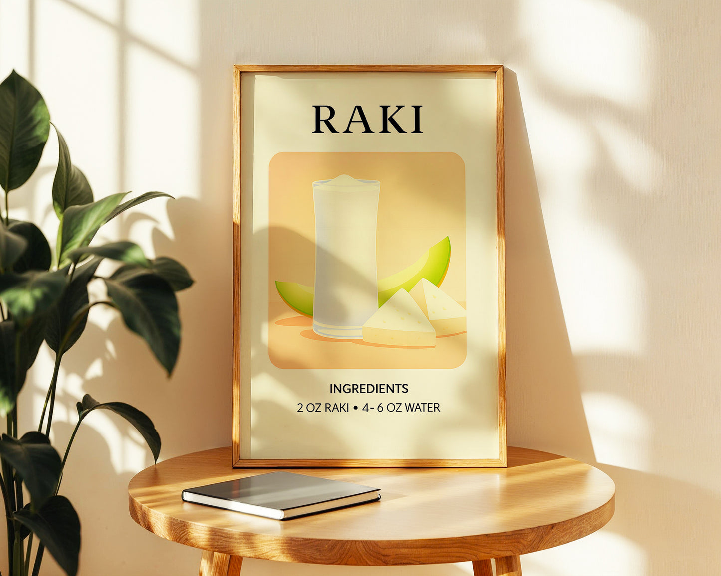 ''Rakı'' Posteri - Baskılı & Çerçeveli Tasarım