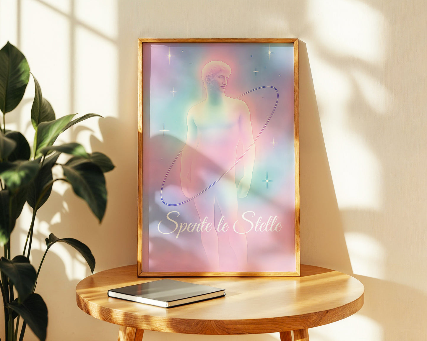 Spente le Stelle'''' Tasarımı – Aura Poster – Baskılı & Çerçeveli Duvar Dekoru