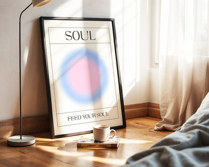 ''Soul (Ruh) '' Aura Poster – Baskılı & Çerçeveli Duvar Dekoru