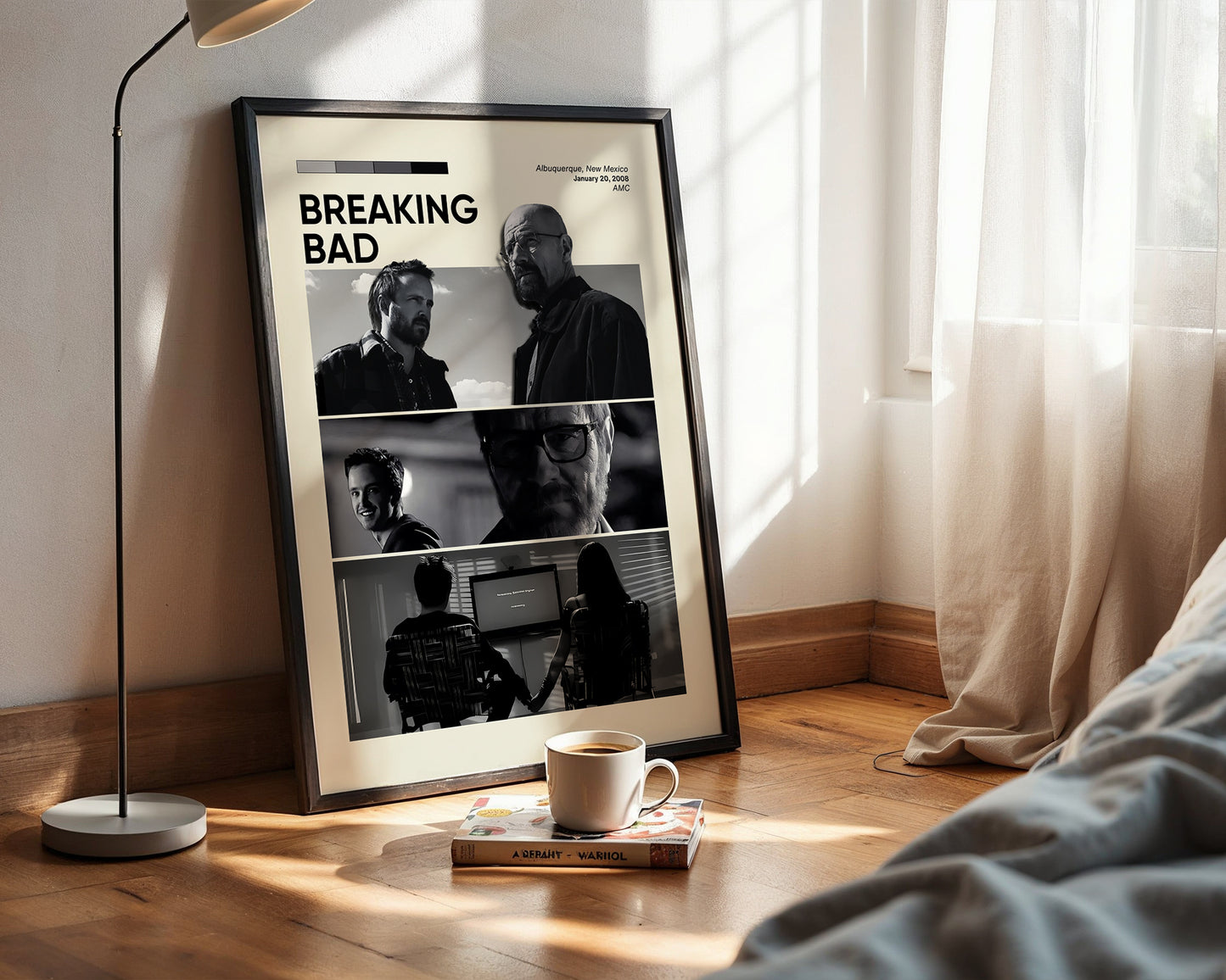 ''Breaking Bad'' Posteri – Sinema/Dizi Temalı Baskılı & Çerçeveli Duvar Dekoru