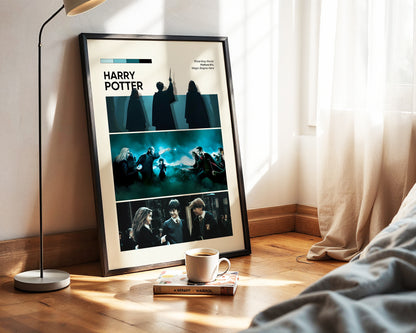 ''Harry Potter'' Posteri – Sinema/Dizi Temalı Baskılı & Çerçeveli Duvar Dekoru
