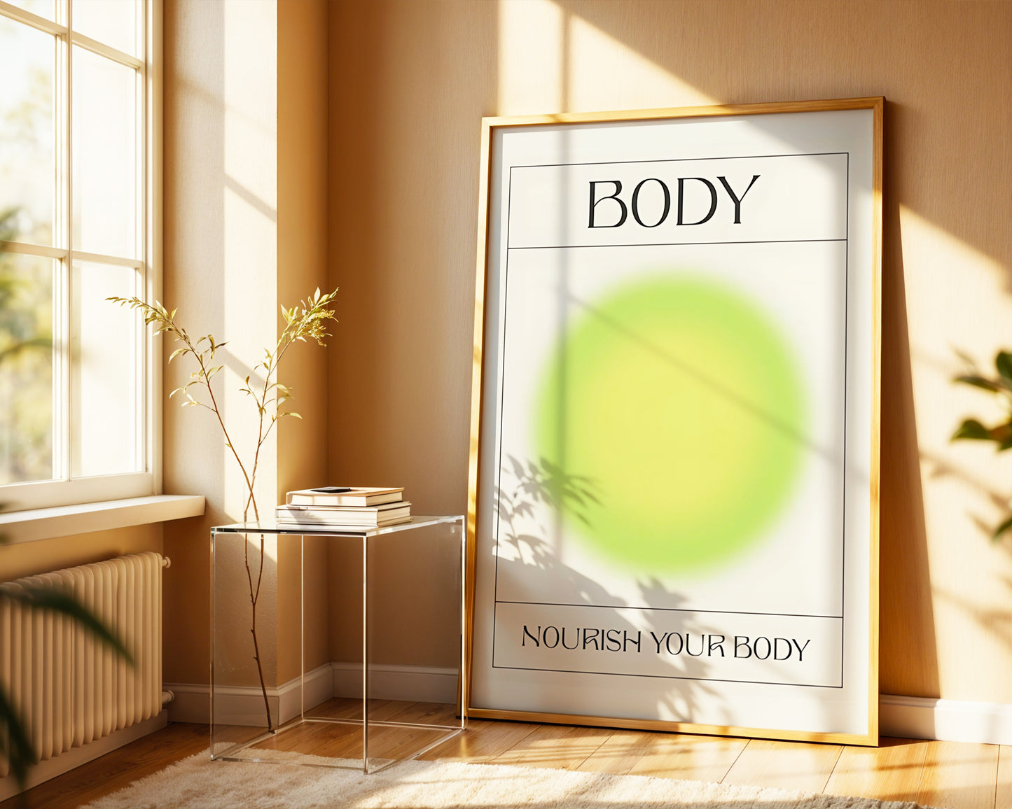 ''Body (Vücut) '' Aura Poster – Baskılı & Çerçeveli Duvar Dekoru