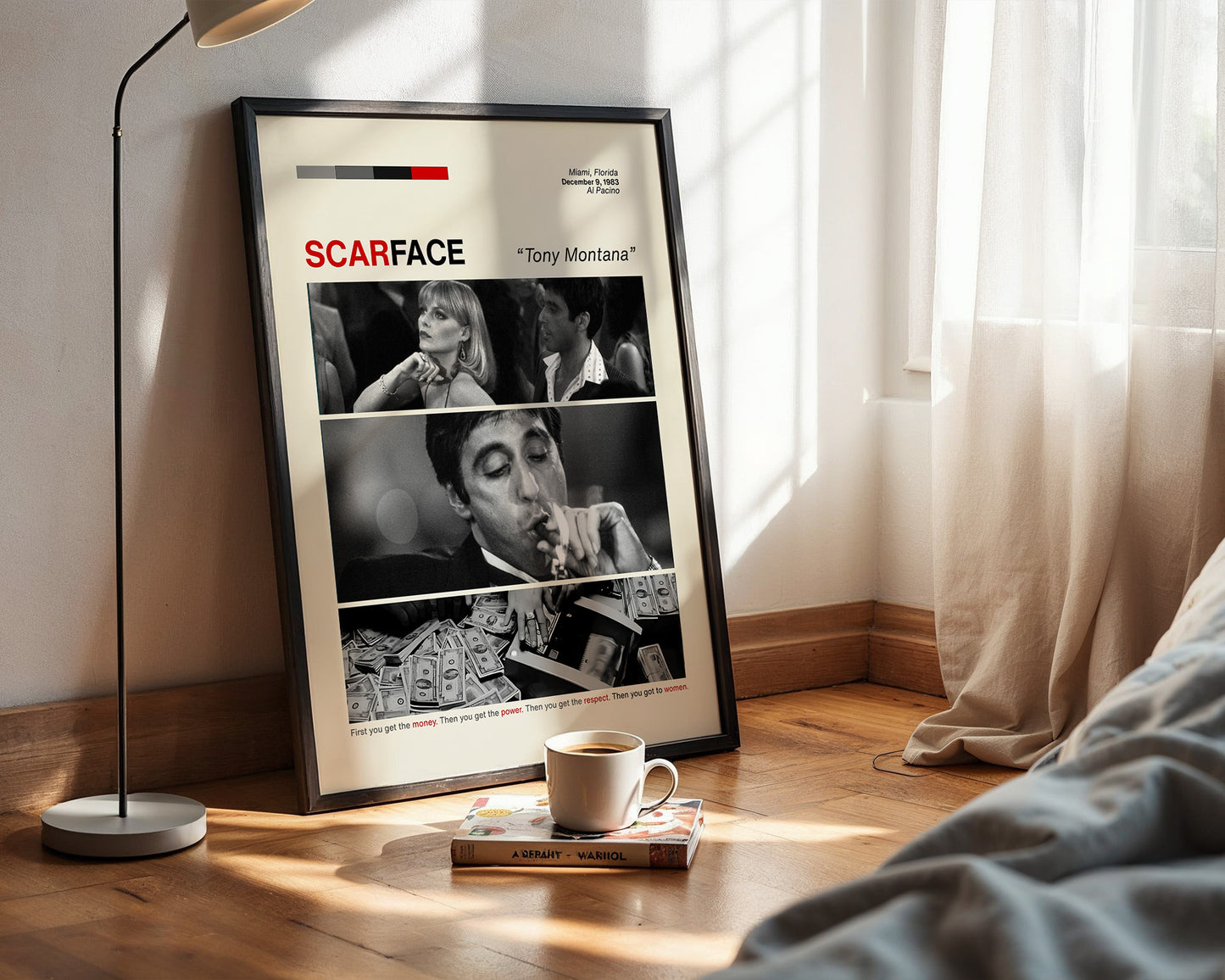 ''Scarface'' Posteri – Sinema/Dizi Temalı Baskılı & Çerçeveli Duvar Dekoru