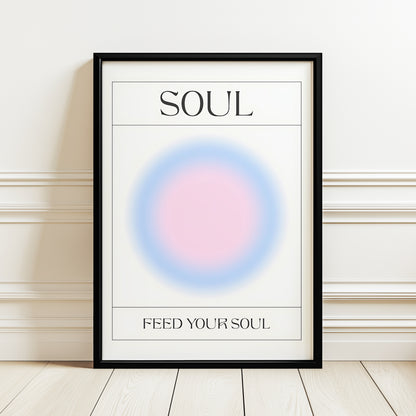 ''Soul (Ruh) '' Aura Poster – Baskılı & Çerçeveli Duvar Dekoru