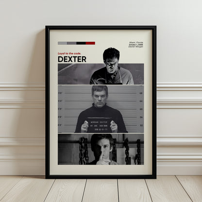 ''Dexter'' Posteri – Sinema/Dizi Temalı Baskılı & Çerçeveli Duvar Dekoru